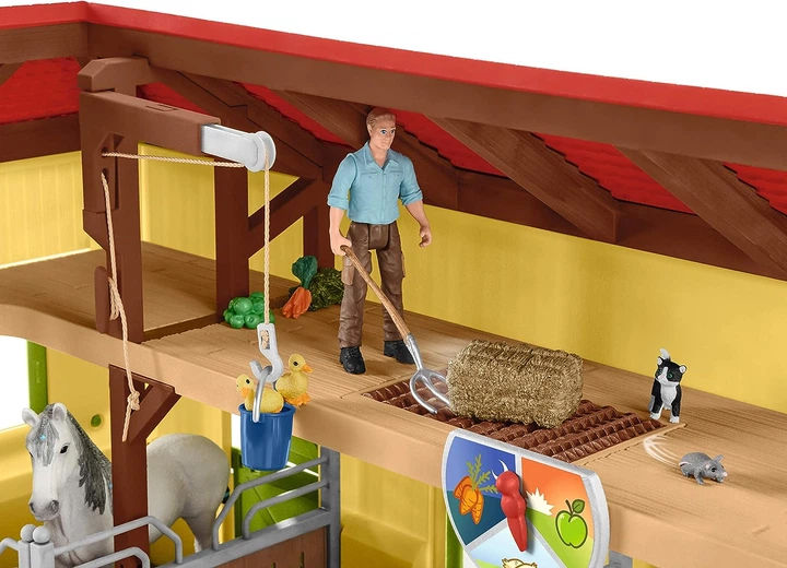 Ігровий набір Schleich Farm World Horse Stable (4055744029912) - зображення 8