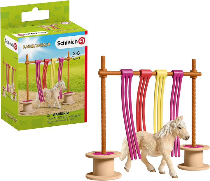 Ігровий набір Schleich Farm World Pony Fladderend Gordijn (4059433312651) - зображення 2