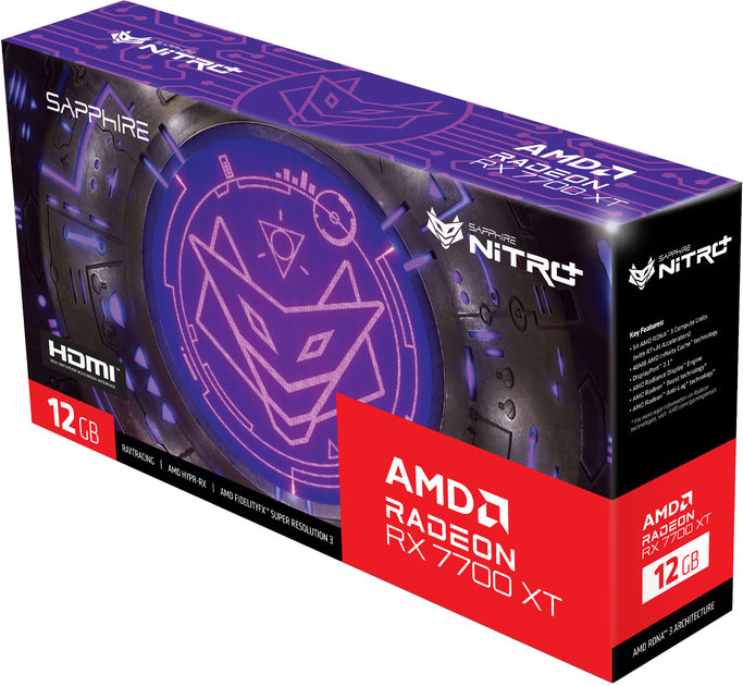 Відеокарта Sapphire Radeon RX 7700 XT NITRO+GAMING OC 12GB (11335-02-20G) - зображення 6