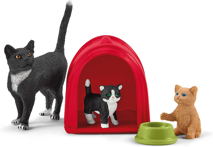 Ігровий набір Schleich Farm World Playtime for cute cats (4059433027951) - зображення 3
