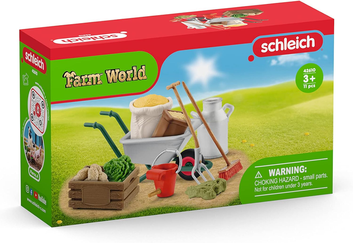 Akcesoria do zabawy Schleich Farm World Stable Asseccories (4059433665849) - obraz 1