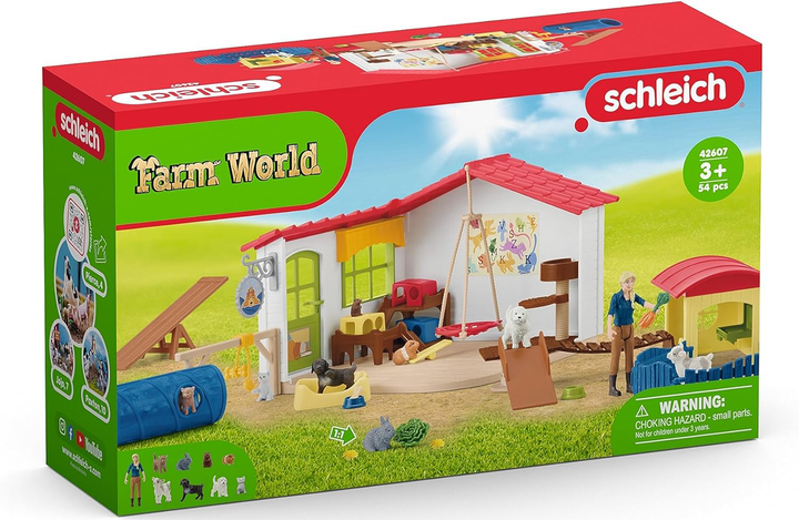 Zestaw do zabawy Schleich Farm World Hotel dla zwierząt (4059433652313) - obraz 1