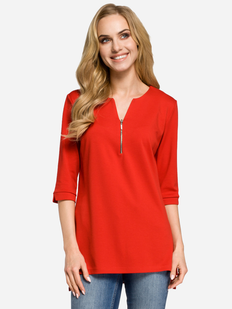Блузка жіноча Made Of Emotion M278 L Червона (5902041171686) - зображення 1