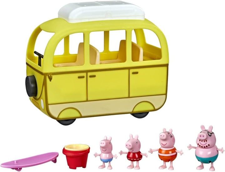Zestaw do zabawy Hasbro Peppa Pig Peppas Beach Campervan Playset (5010994159863) - obraz 1
