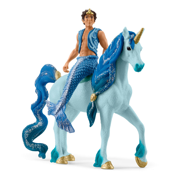 Zestaw do zabawy Schleich Bayala Aryon On Unicorn (4059433463278) - obraz 2