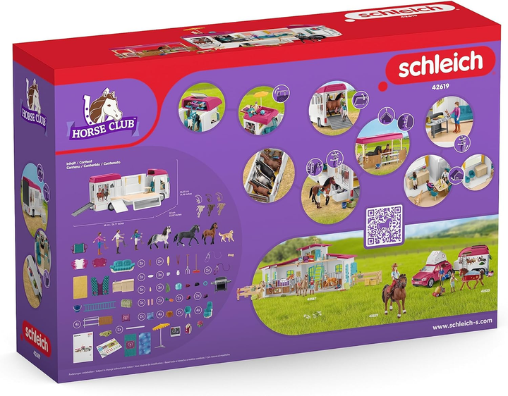 Zestaw do zabawy Schleich Horse Club Horse Transporter (4059433652368) - obraz 3