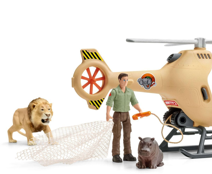 Zestaw do zabawy Schleich Wild Life Śmigłowiec ratujący zwierzęta (4059433573601) - obraz 5