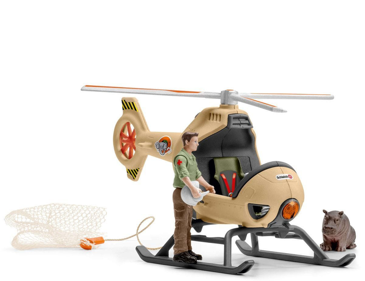 Zestaw do zabawy Schleich Wild Life Śmigłowiec ratujący zwierzęta (4059433573601) - obraz 6