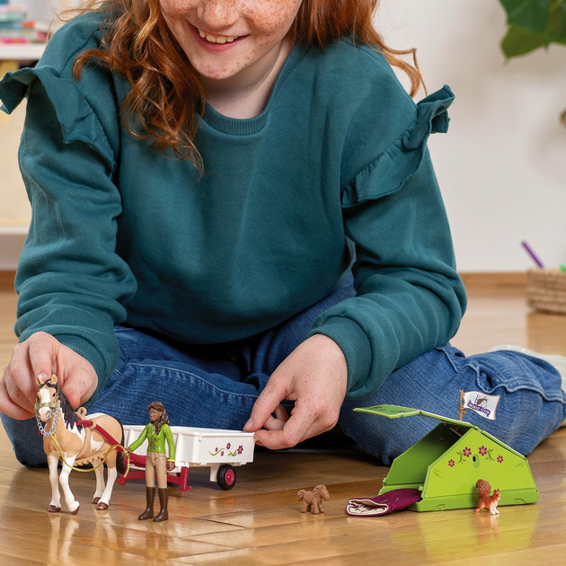 Zestaw do zabawy Schleich Horse Club Kempingowi przygodi Sary (4059433340845) - obraz 7