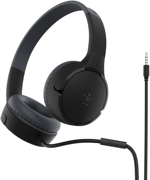 Słuchawki Belkin Soundform Mini Wired Black (AUD004btBK) - obraz 1