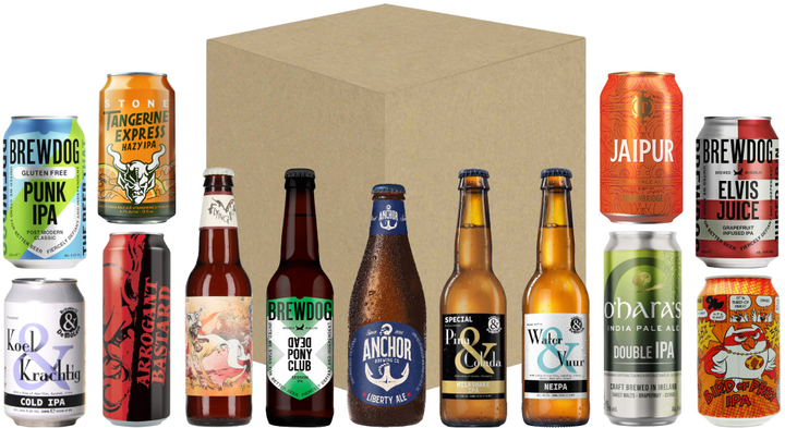 Крафтовый пивной подарочный набор BrewDog, Anchor Brewing Co, Carlow O ...