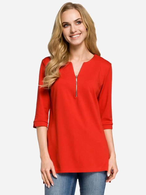 Блузка жіноча Made Of Emotion M278 S Червона (5902041171709) - зображення 1