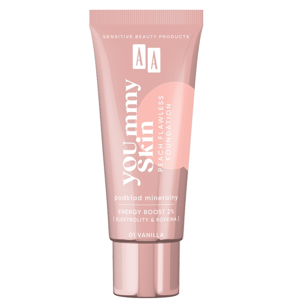 Праймер AA YOU.mmy Skin Peach Flawless мінеральний 01 Vanilla 30 мл (5900116092256) - зображення 1