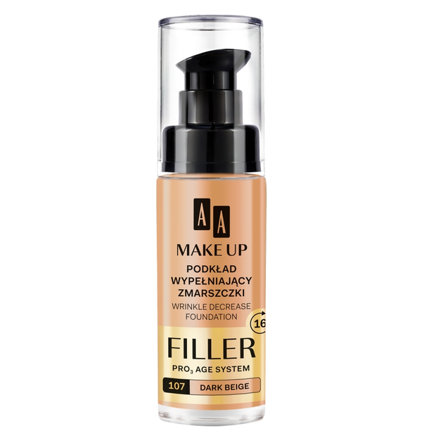 Праймер AA Make Up Filler заповнення зморшок 107 Dark Beige 30 мл (5900116022376) - зображення 1