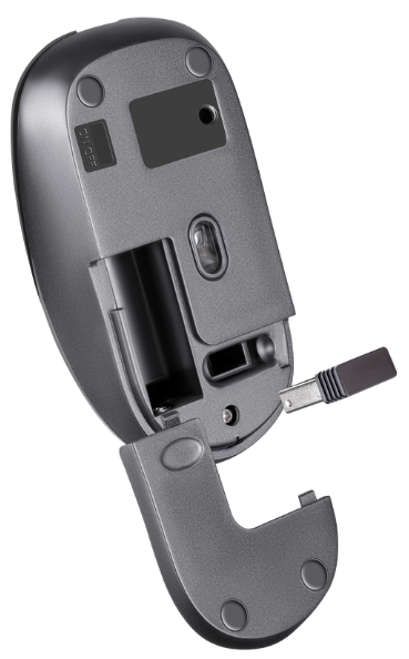 Миша DEFENDER (52995) Wave MM-995, 4D, 800-1600dpi, BLACK, wireless, silent (52995) - изображение 4