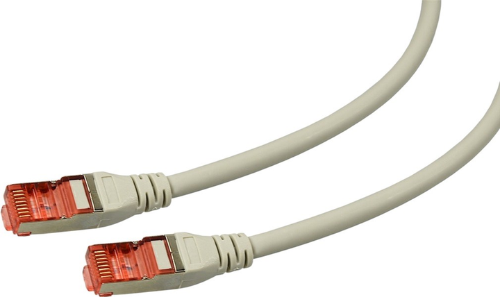 Патч-корд Digitus Cat 6 RJ45 S/FTP AWG 27/7 5 м Grey (4016032321996) - зображення 1