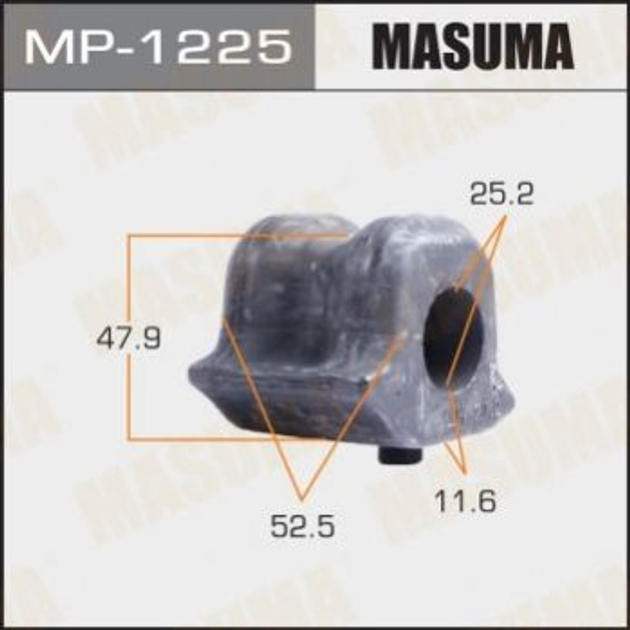 Втулки стабилизатора MASUMA MP1225 48815WY040, 4881578040, 4881578041 - изображение 1