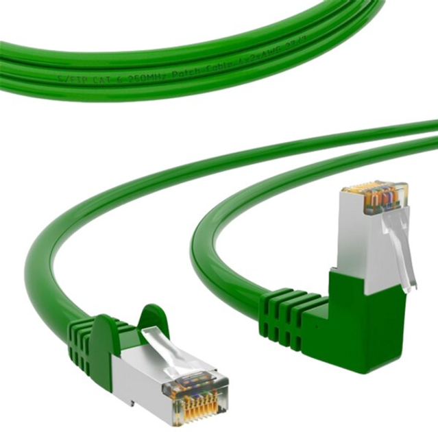 Патч-корд ShiverPeaks Cat 6a RJ45 S/FTP 2 м Green (4017538063847) - зображення 2