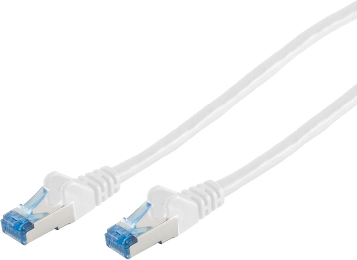 Patchcord TB Cat 6a RJ45 S/FTP 0.5 m White (4017538063878) - obraz 1