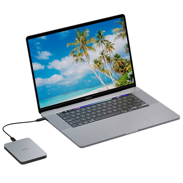 Dysk twardy LaCie Mobile Drive 4TB 2.5" USB Type-C Moon Silver (STLP4000400) - obraz 4