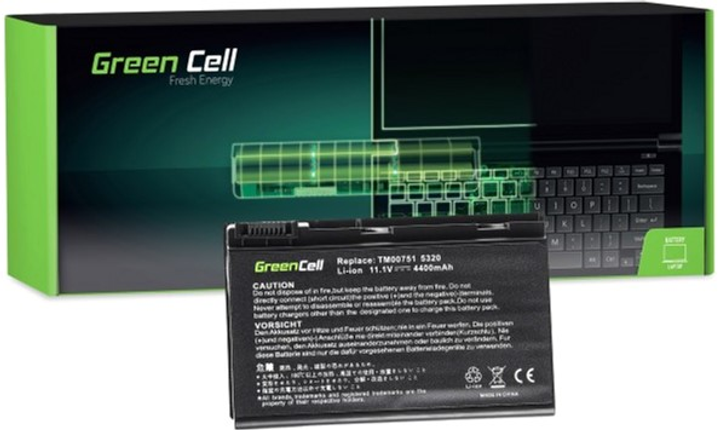 Акумулятор Green Cell для ноутбуків Acer TravelMate 5220 11.1V 4400mAh (AC08) - зображення 1