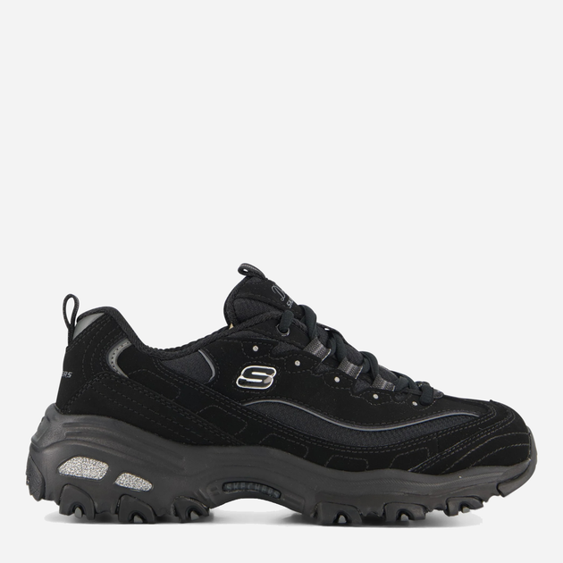 Buty sportowe damskie na platformie do kostki Skechers D'Lites - Biggest Fan 11930-BBK 39 (9US) 26 cm Czarne (193113016188) - obraz 1