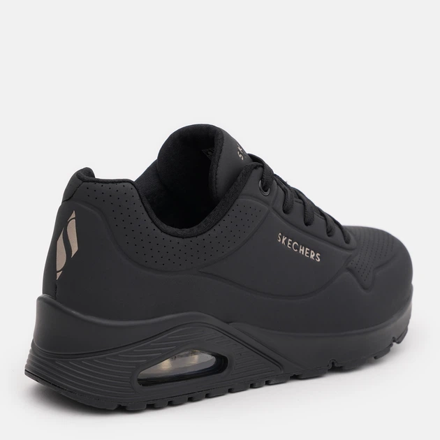 Sneakersy damskie Skechers Uno-Stand on Air 73690-BBK 38.5 (8.5US) 25.5 cm Czarne (193113018335) - obraz 5