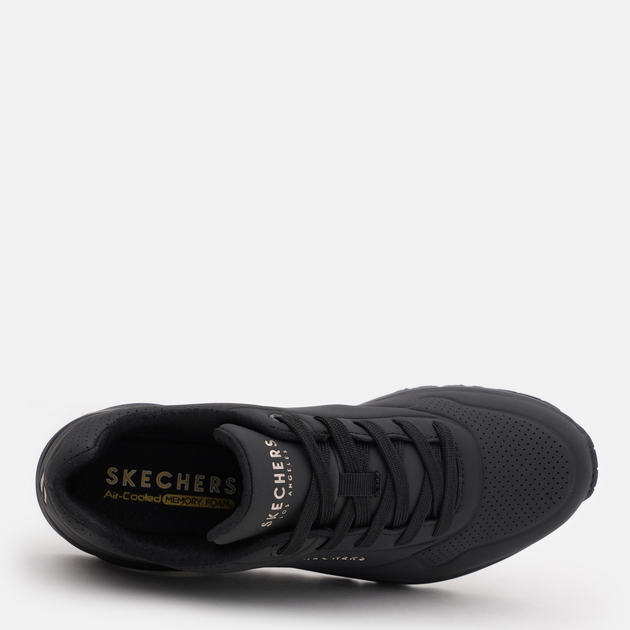 Жіночі снікери Skechers Uno-Stand on Air 73690-BBK 39 (9US) 26 см Чорні (193113018342) - зображення 6