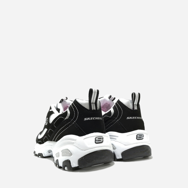 Sneakersy damskie Skechers D'Lites - Biggest Fan 11930-BKW 40 (10US) 27 cm Czarny/Biały (889110354131) - obraz 3