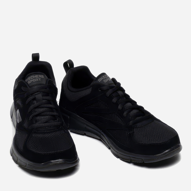 Sneakersy męskie Skechers Equalizer 52748-BBK 44 (10.5US) 28.5 cm Czarne (193113796417) - obraz 3