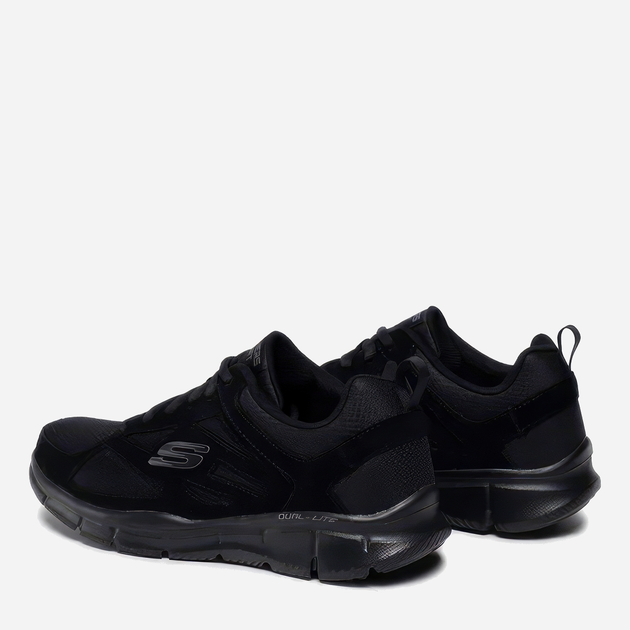 Sneakersy męskie Skechers Equalizer 52748-BBK 46 (12US) 30 cm Czarne (193113796448) - obraz 4