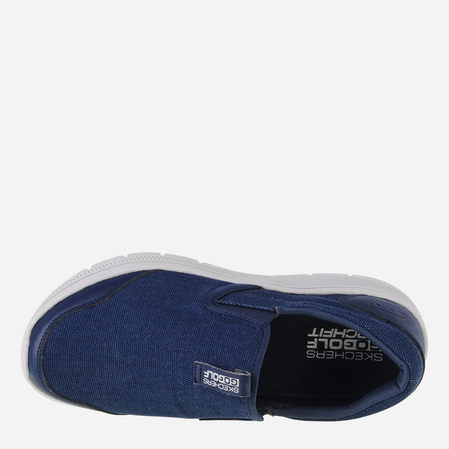 Чоловічі сліпони Skechers Go Golf Arch Fit Walk 214035-NVGY 43.5 Сині (195969459621) - зображення 5