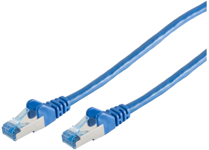 Патч-корд ShiverPeaks Cat 6a RJ45 S/FTP 5 м Blue (4017538064332) - зображення 1