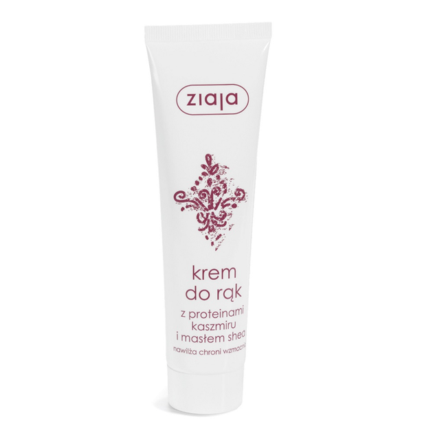 Krem do rąk Ziaja z proteinami kaszmiru i masłem shea 100 ml (5901887028895) - obraz 1