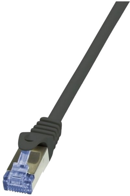 Patchcord LogiLink PrimeLine Cat 6a RJ45 S/FTP 2 m Black (4052792020304) - obraz 1