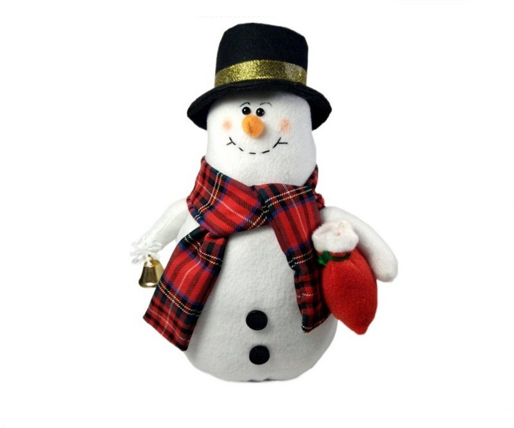 Игрушка мягкая №18306 2 Снеговик и Дед Мороз