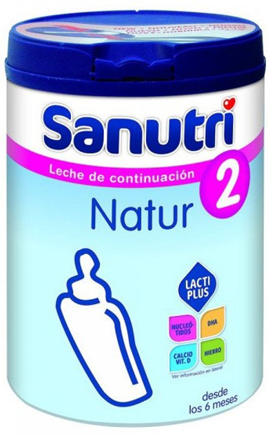 Mleko modyfikowane dla dzieci Sanutri Natur 2 800 g (8470003467674) - obraz 1