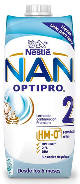 Модифікована молочна суміш для дітей Nestle Nan Optipro 2 500 мл (7613038930251) - зображення 2