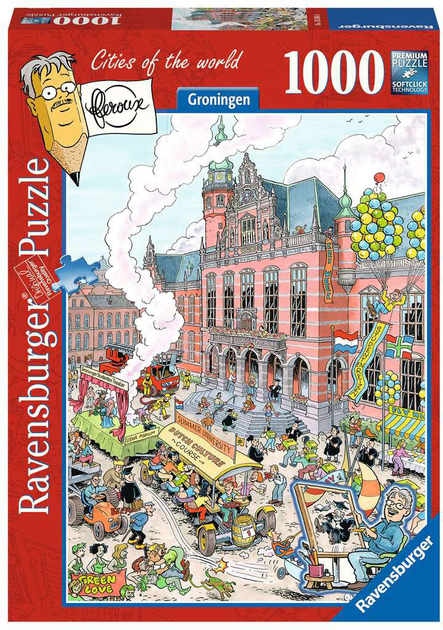 Puzzle Ravensburger Fleroux Groningen 1000 elementów (4005556165964) - obraz 1