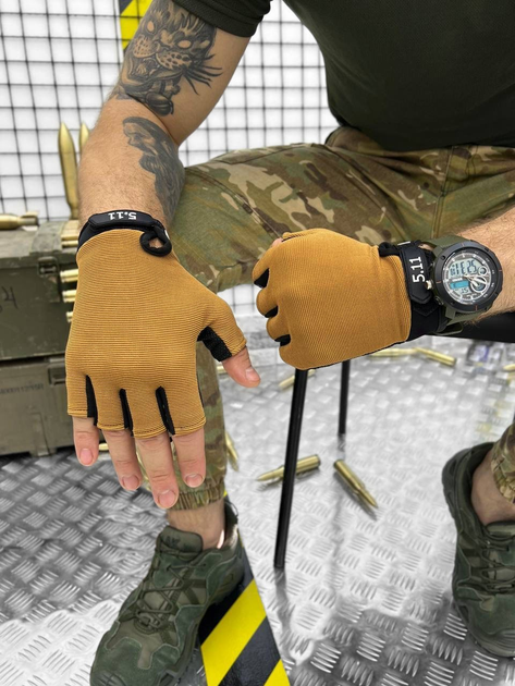 Тактичні рукавички Tactical Gloves Elite Coyote XL - изображение 1