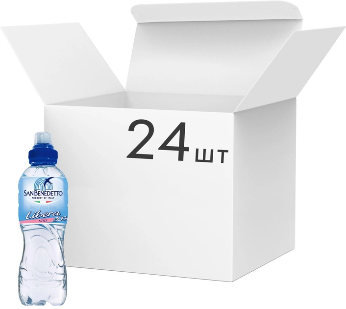 Акція на Упаковка мінеральної негазованої води San Benedetto Sport 0.5 л х 24 пляшки від Rozetka