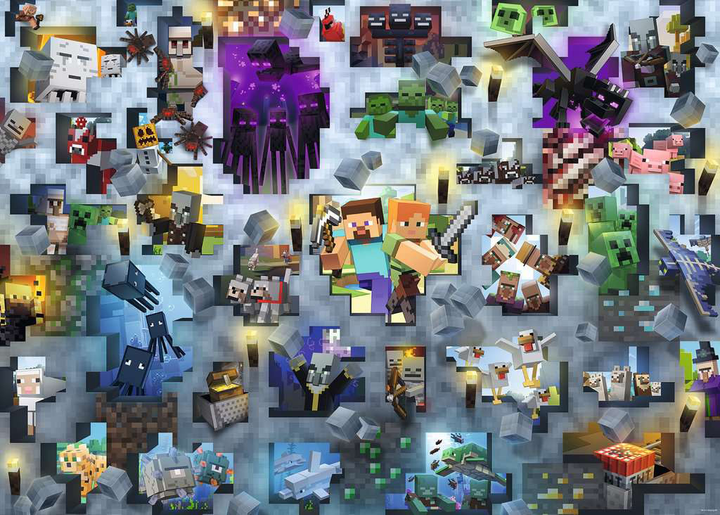 Puzzle Ravensburger Minecraft Challenge 1000 elementów (4005556171880) - obraz 2