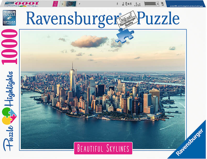 Puzzle Ravensburger Nowy Jork 1000 elementów (4005556140862) - obraz 1