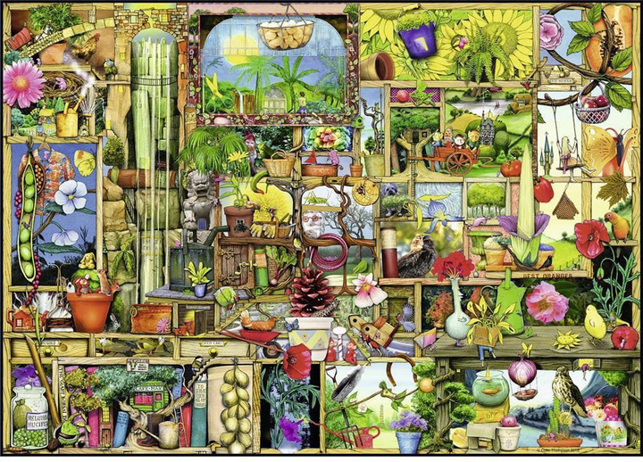 Puzzle Ravensburger Półka ogrodowa 1000 elementów (4005556194827) - obraz 2