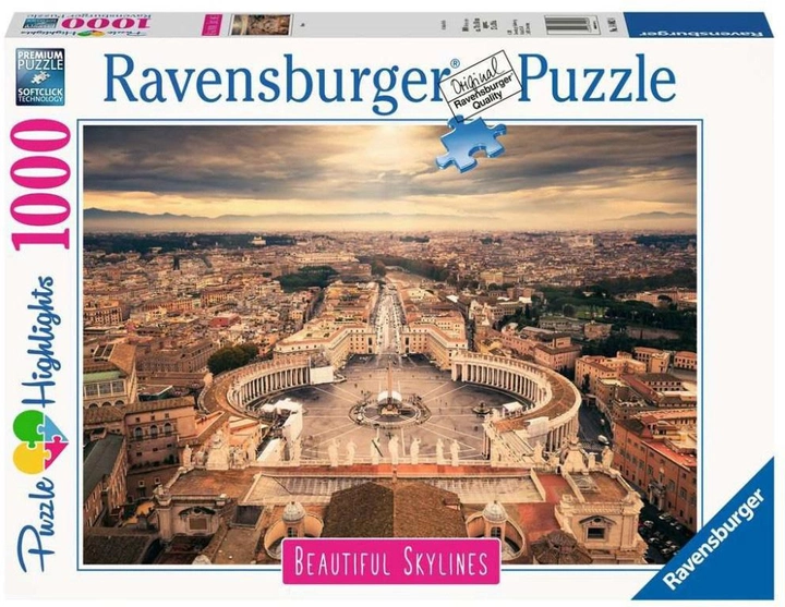 Puzzle Ravensburger Rzym 1000 elementów (4005556140824) - obraz 1