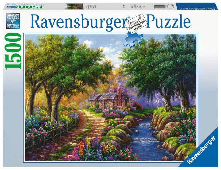 Puzzle Ravensburger Chatka nad rzeką 1500 elementów (4005556171095) - obraz 1