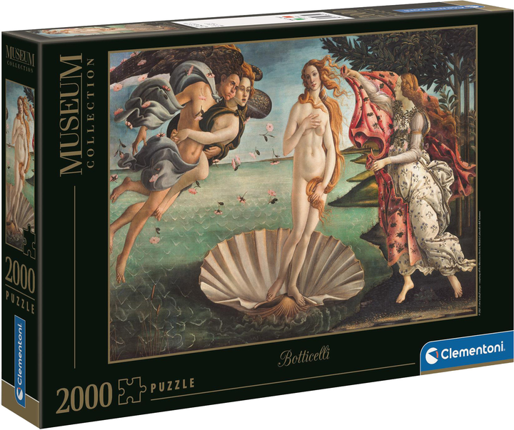 Puzzle Clementoni Botticelli The Birth Of Venus 2000 elementów (8005125325726) - obraz 1