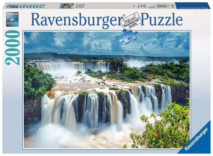 Пазл Ravensburger Водоспад Ігуазу 2000 елементів (4005556166077) - зображення 1