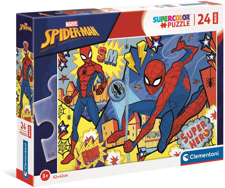 Пазл Clementoni Maxi Spider-Man 24 елементи (8005125242160) - зображення 1