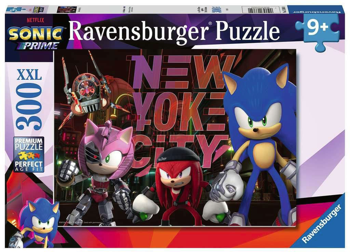 Puzzle Ravensburger Sonic Prime 300 elementów (4005556133840) - obraz 1